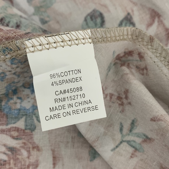 ModCloth NWT Fit & Flare Beige Floral Dress size XL - Picture 13 of 17